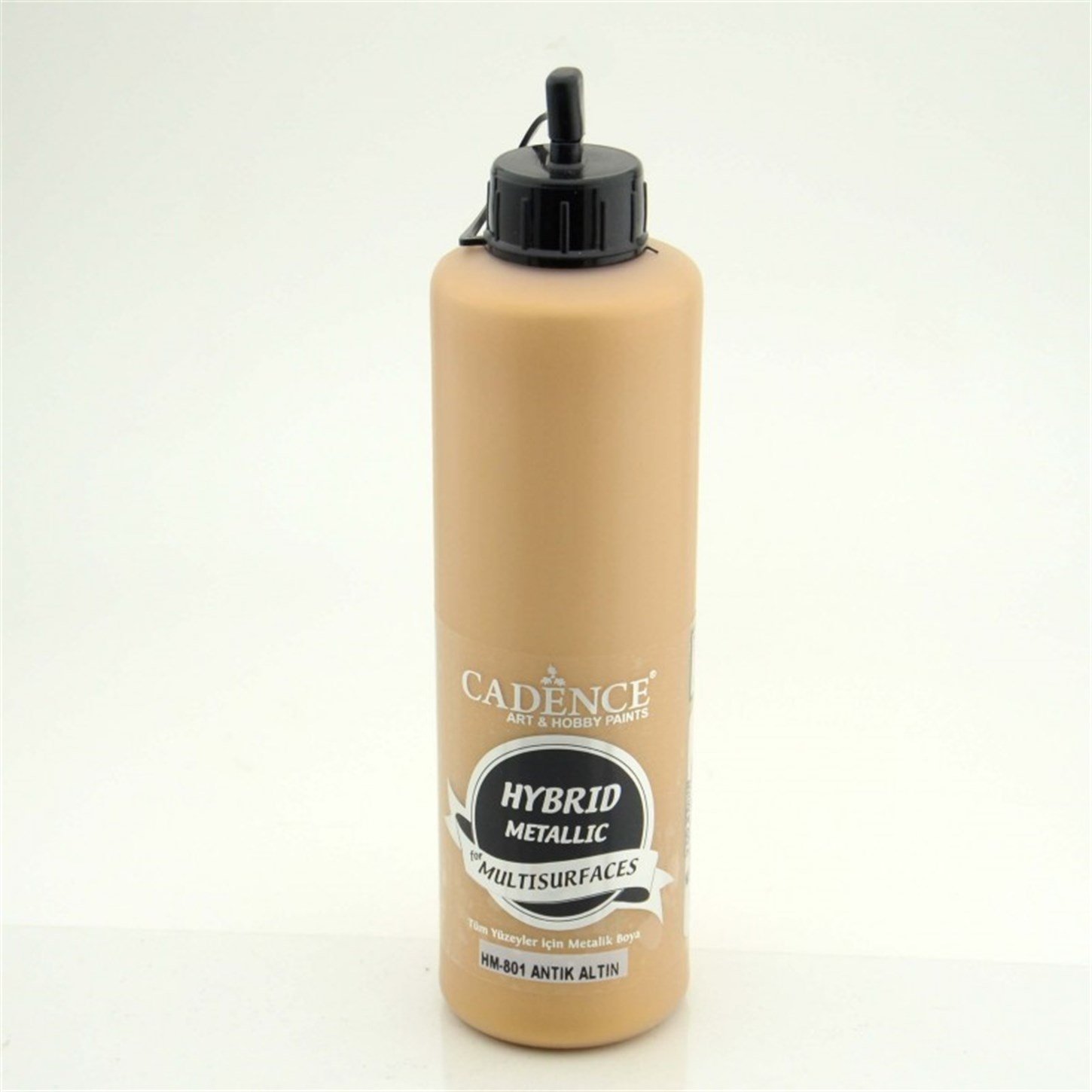 هيكل معدني هجين متعدد الأسطح Hm 801 ذهبي عتيق 500 مل