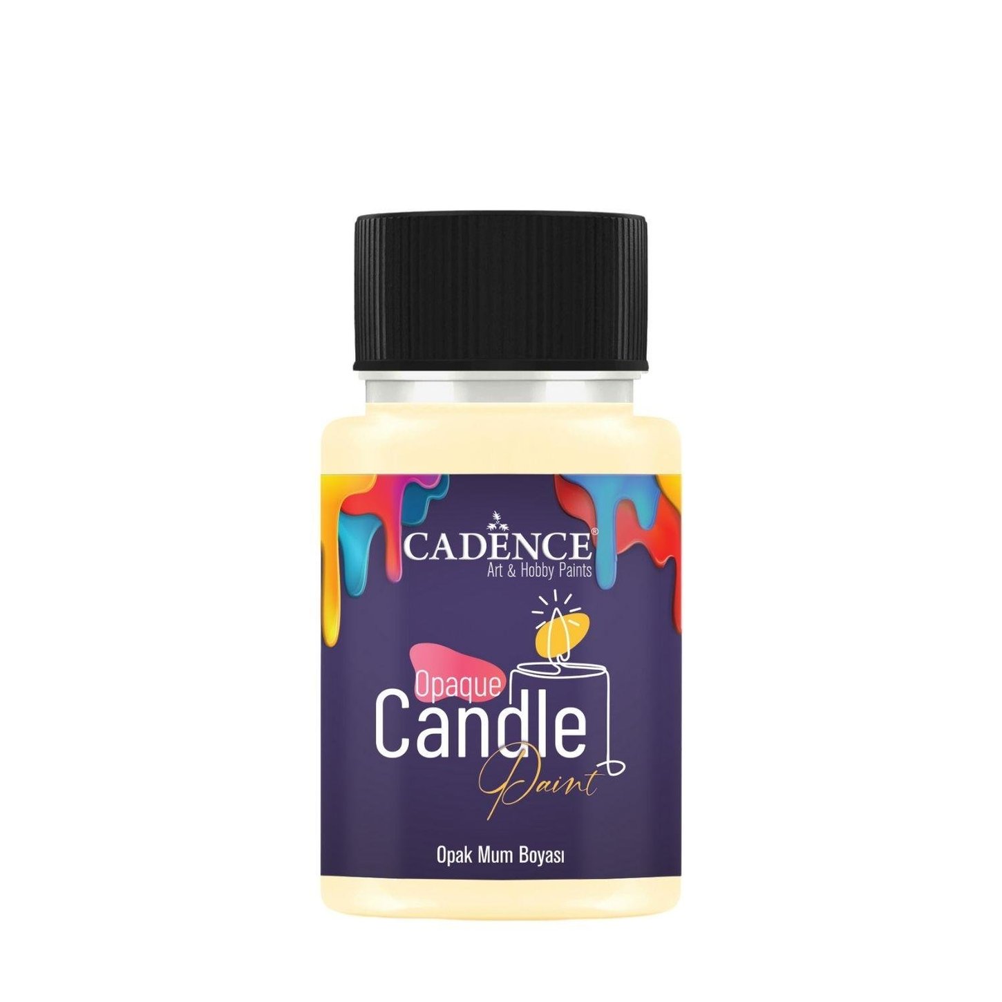 Opak Mum Boyası CDL-02 Açık Sarı 50 Ml