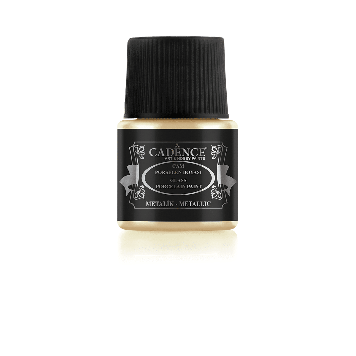 Cam Boya Metalik 78 Şampanya 50Ml - Cadence - Ataşehir Toptan & Perakende Satış | Sanatsalhobi.com.tr