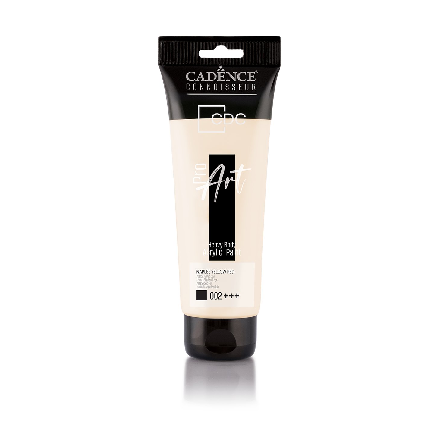 АКРИЛОВАЯ КРАСКА PROART HEAVY BODY PR-002 НЕАПОЛЬ ЖЕЛТО-КРАСНАЯ 120МЛ