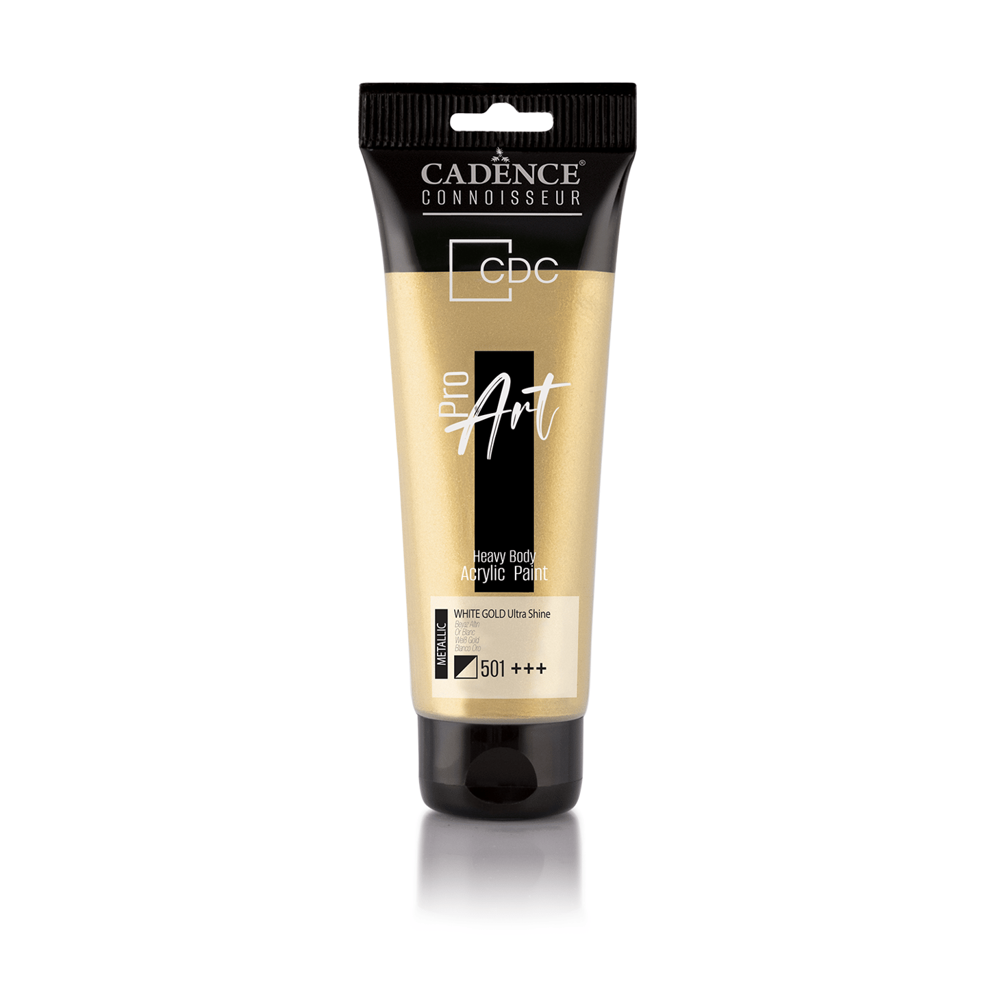 АКРИЛОВАЯ КРАСКА PROART HEAVY BODY PRD-501 БЕЛОЕ ЗОЛОТО 120МЛ