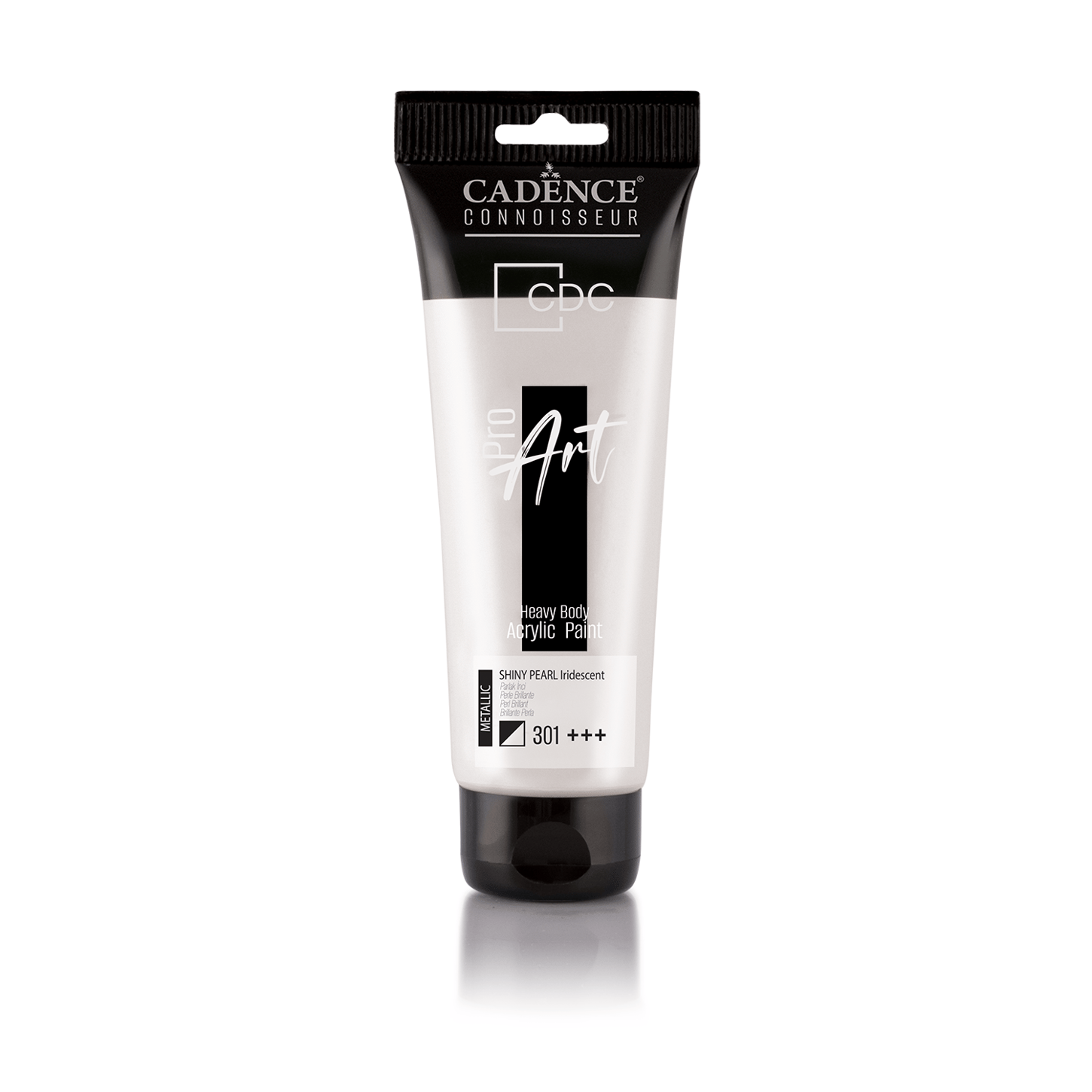 PROART ТЯЖЕЛАЯ АКРИЛОВАЯ КРАСКА PRM-301 ЯРКИЙ ЖЕМЧУГ 120МЛ