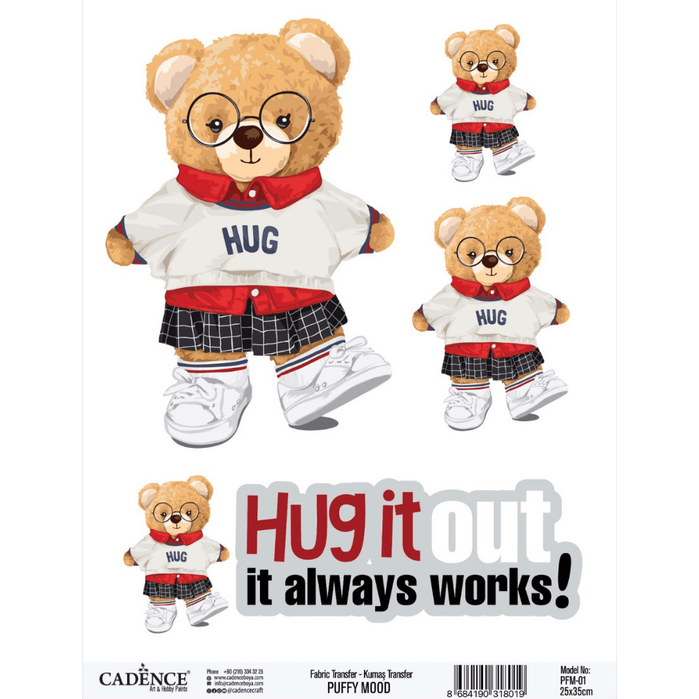 Puffy Mood Kumaş Transfer PFM-01 25X35