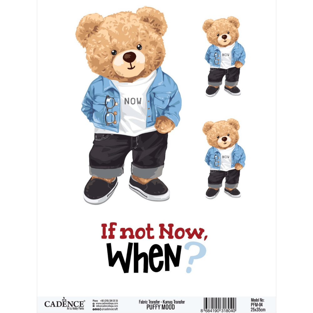 Puffy Mood Kumaş Transfer PFM-04 25X35