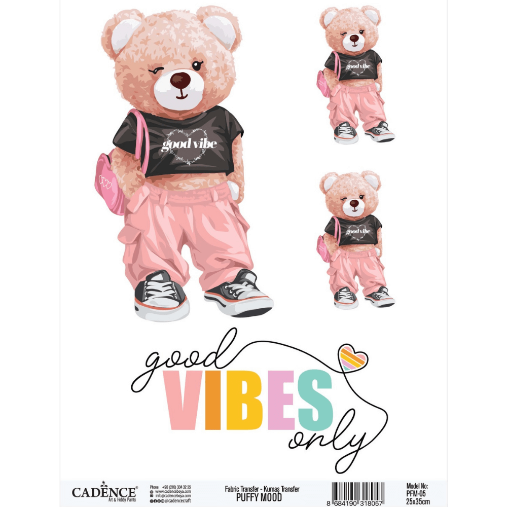 Puffy Mood Kumaş Transfer PFM-05 25X35