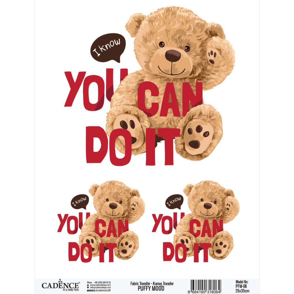 Puffy Mood Kumaş Transfer PFM-06 25X35