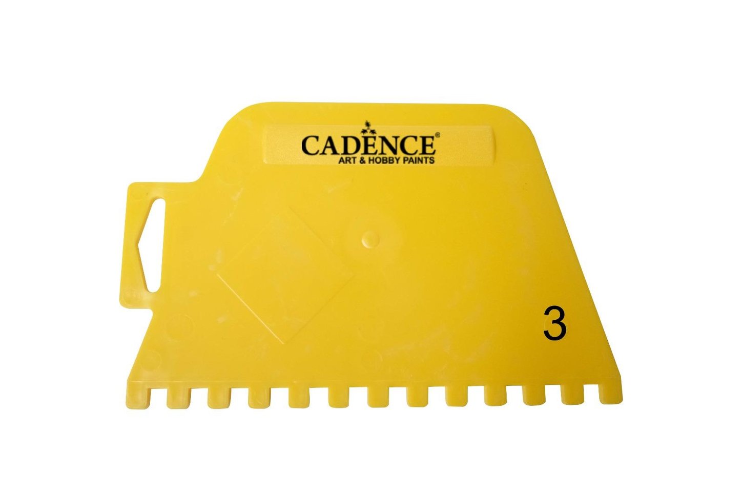 Расческа с желтой текстурой №3