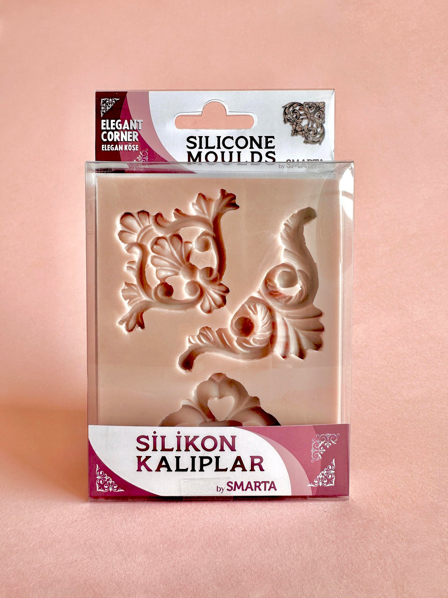 Smarta™ Silicone Mold - Elegant Applique Corner