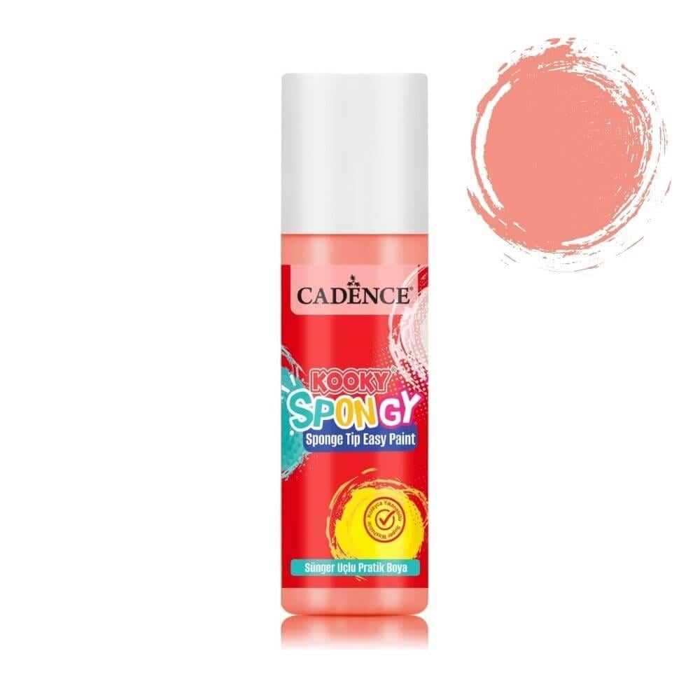 Spongy Sünger Uçlu Pratik Boya SPN-04 Kırmızı 100ml