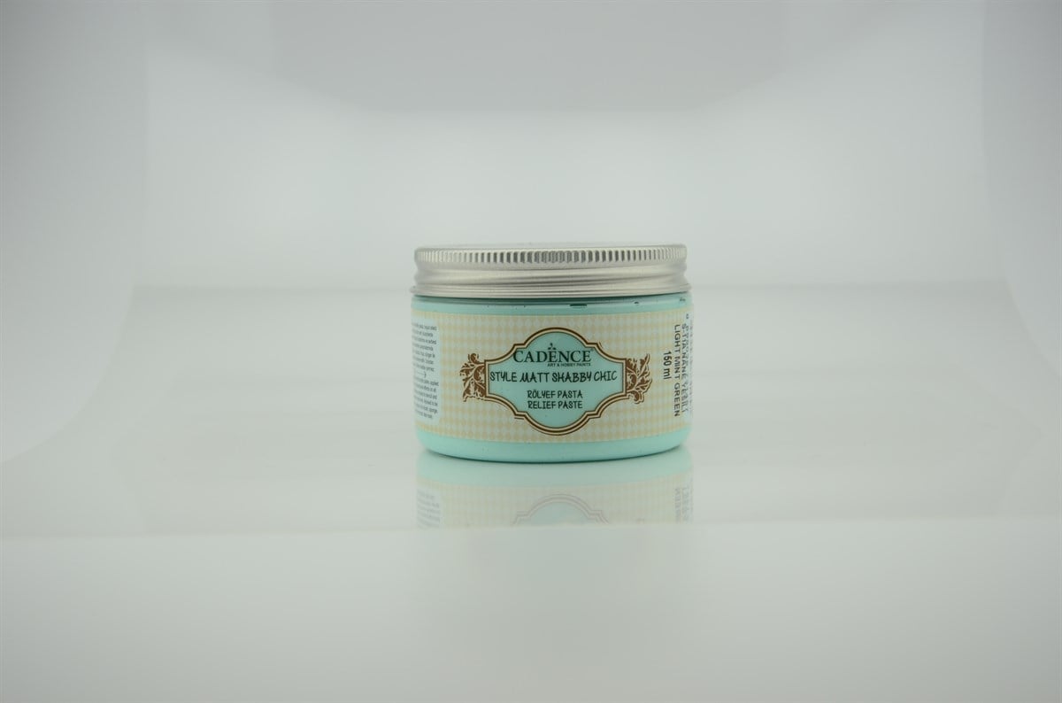 SR11 Светлая мятно-зеленая рельефная паста Shabby Chic (Матовая)