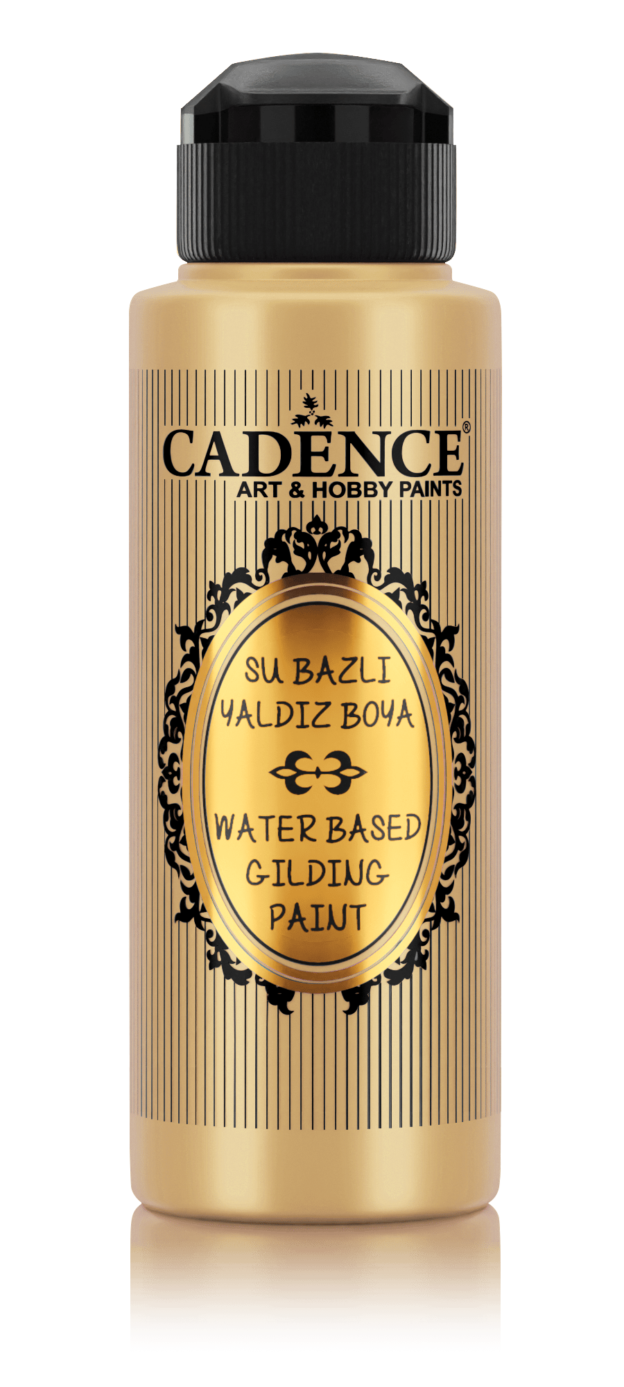 طلاء ذهبي ذو أساس مائي 100 ذهبي 120 مل