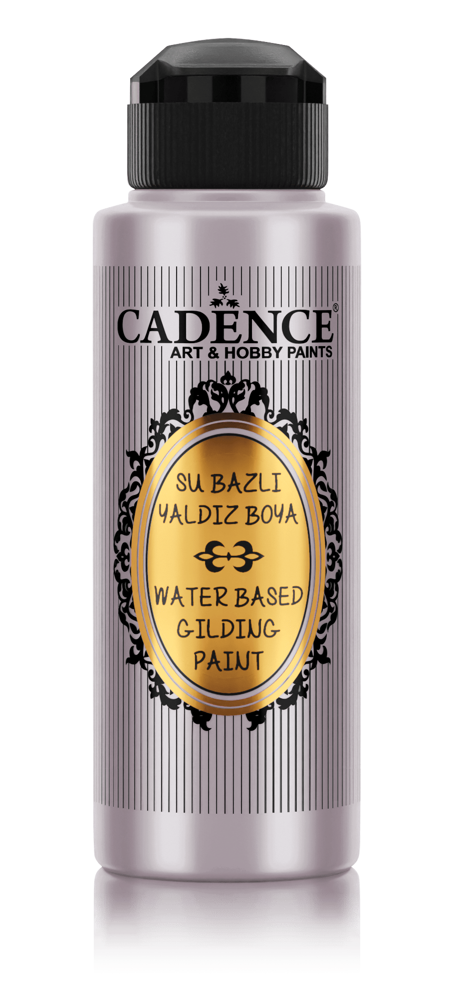 طلاء ذهبي ذو أساس مائي 113 فضي عتيق 120 مل