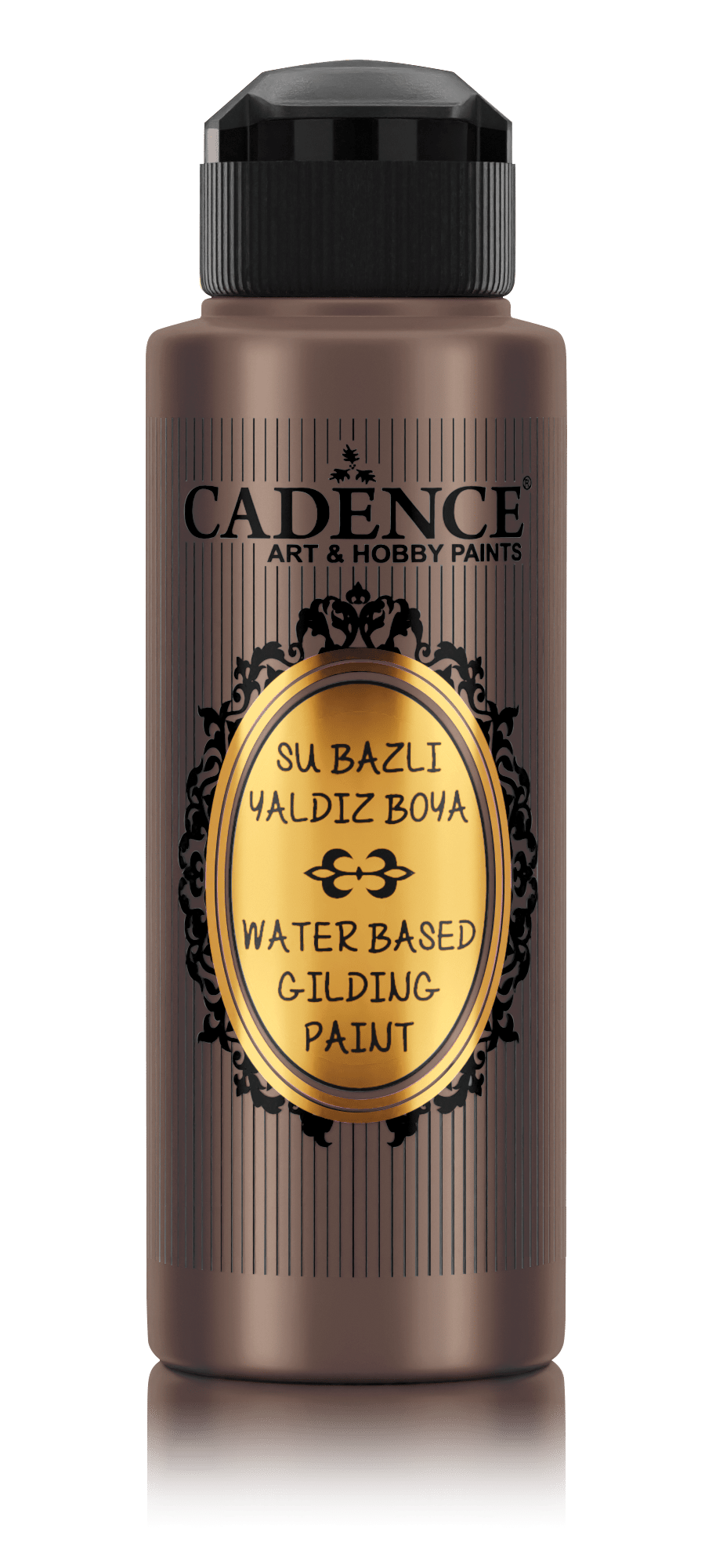 طلاء ذهبي ذو أساس مائي رقم 114 بني 120 مل