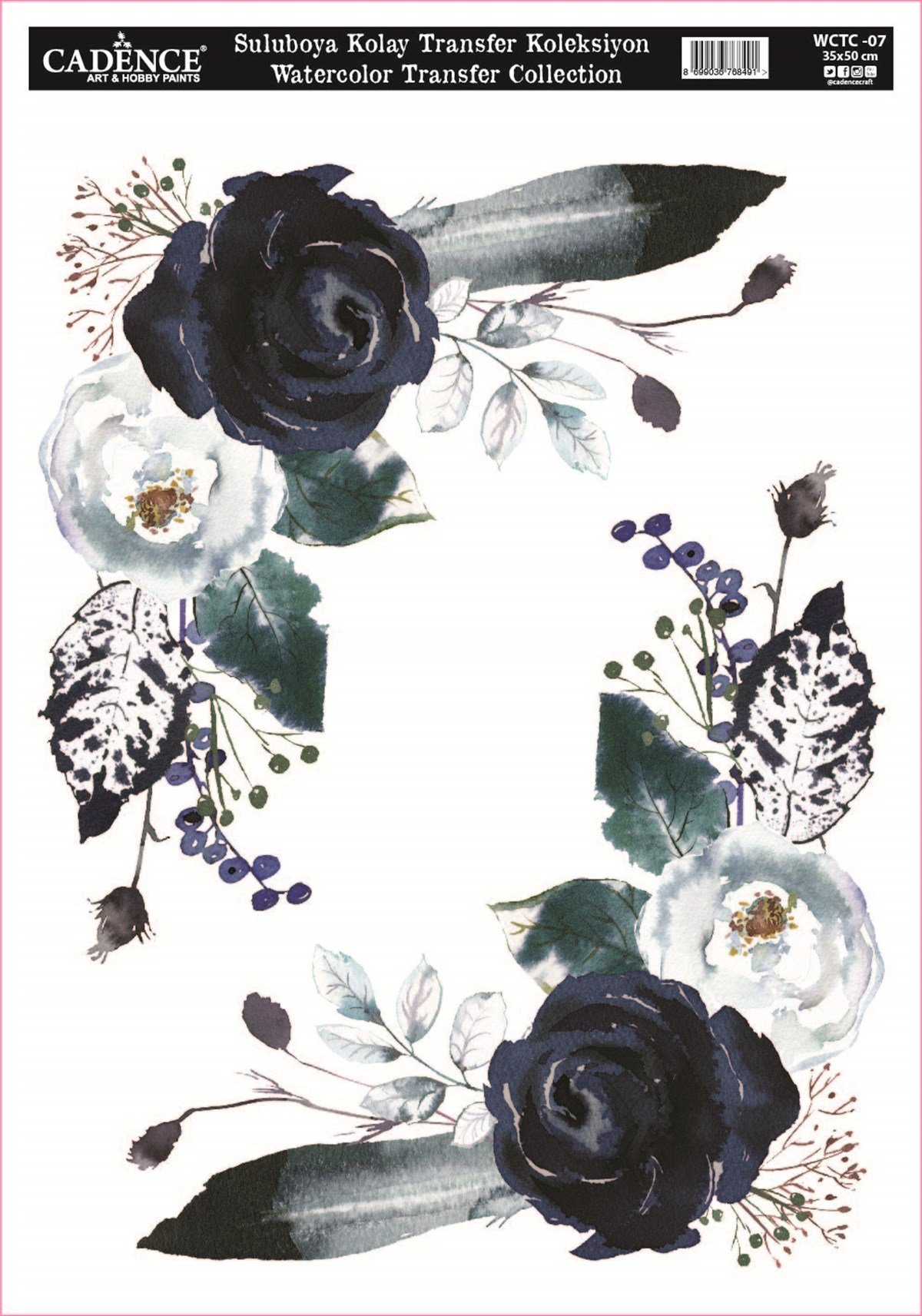 مجموعة الألوان المائية سهلة النقل WCTC07 35x50