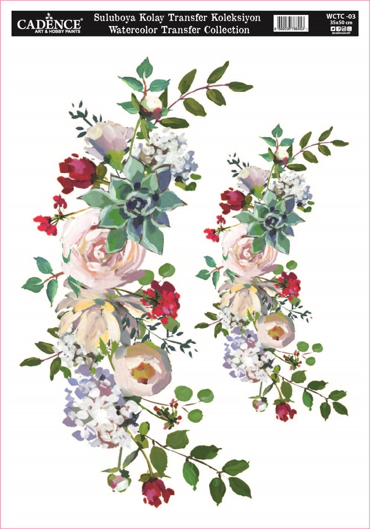 Коллекция акварельных красок WCTC03 35x50