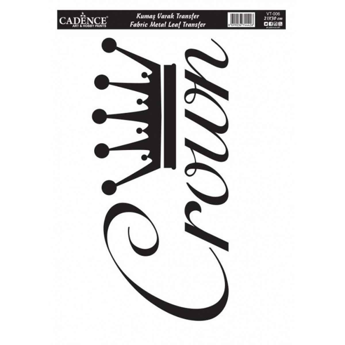 Varak Fabric Gold Transfer Vt06 21x30