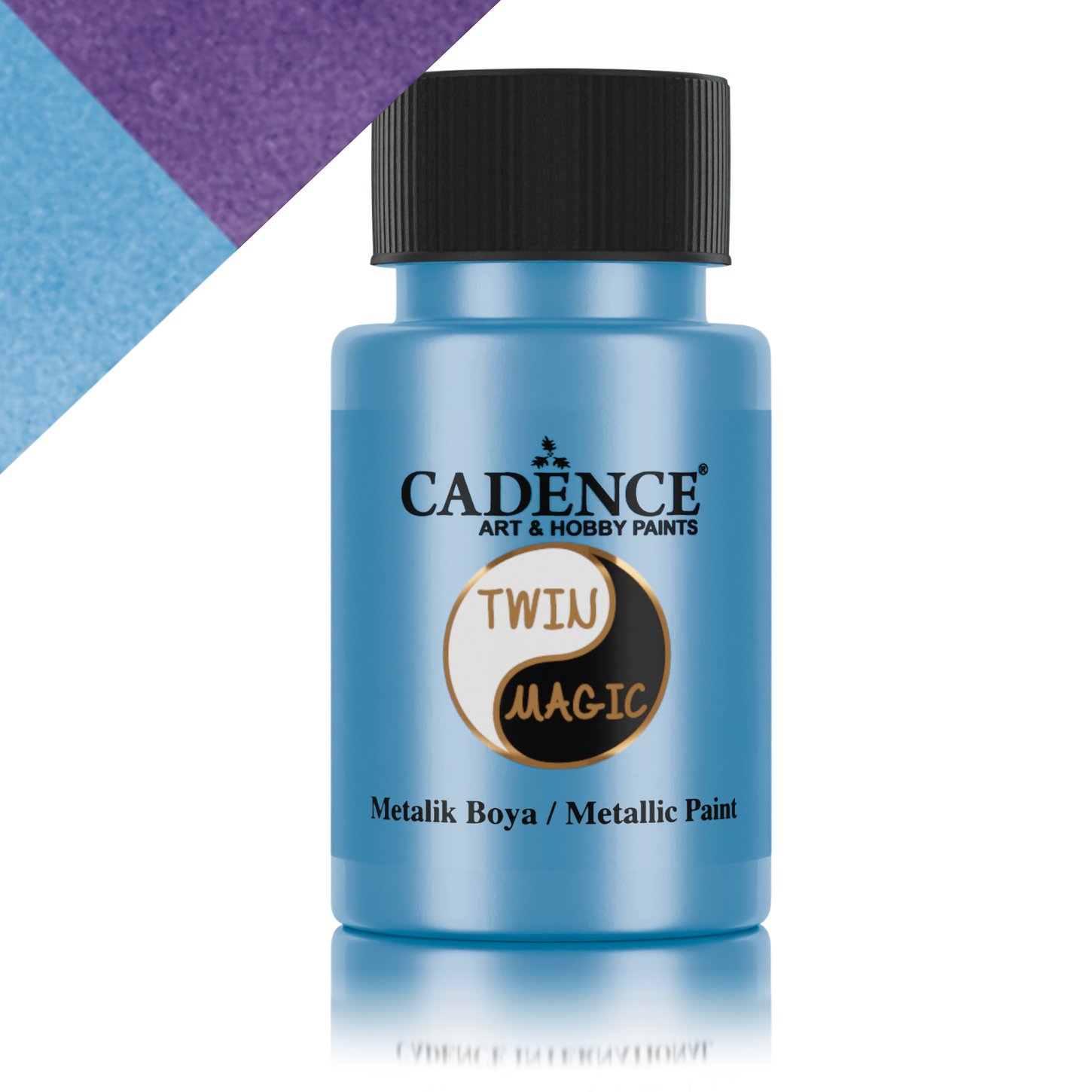 Переливающаяся фиолетово-синяя краска металлик Twin Magic TM13