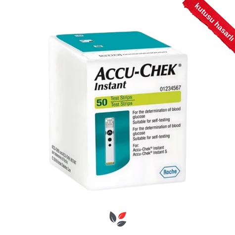 Accu-Chek instant Ölçüm Çubuğu 50 Adet - KUTUSU HASARLI