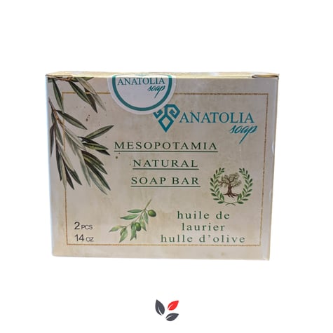 Anatolia Soap Mesopotamia 100% Doğal Zeytinyağlı Sabun 14 oz - 2Adet