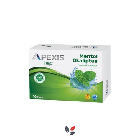 Apexis Drops Mentol Okaliptus Aromalı Pastil 16lı