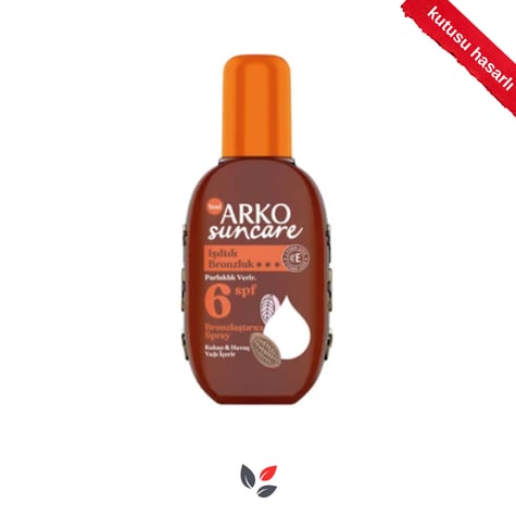 Arko Suncare Bronzlaştırıcı Sprey Spf 6 220 ml - KUTUSU HASARLI