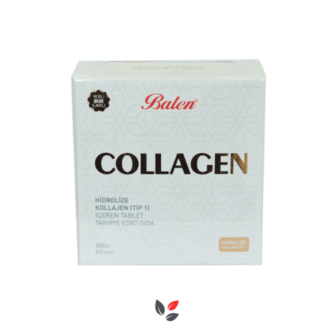 Balen Collagen Hidrolize Kollajen Tip I 800 mg 60 Tablet