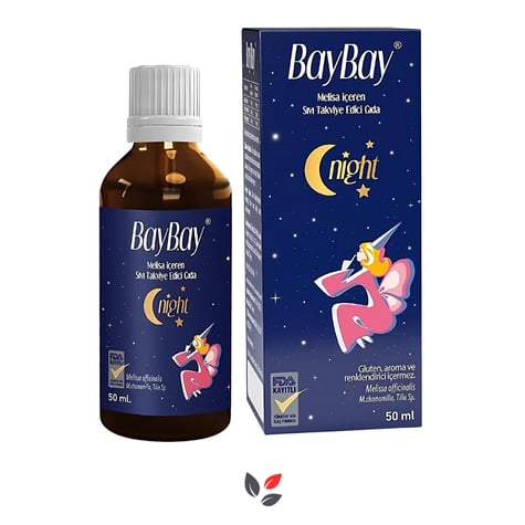 Baybay Damla Night Melisa İçeren Takviye Edici Gıda 50 ml
