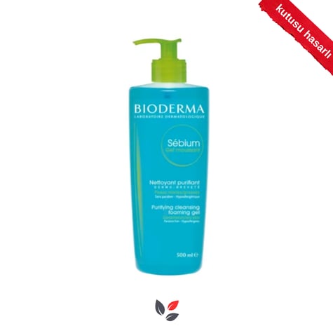 Bioderma Sebium Foaming Cilt Temizleme Jeli 500 ml - KUTUSU HASARLI