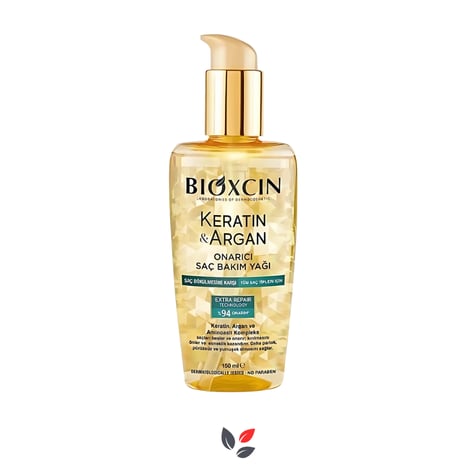 Bioxcin Keratin Argan Onarıcı Saç Bakım Yağı 150 ml