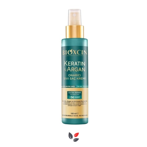 Bioxcin Keratin Argan Onarıcı Sıvı Saç Bakım Kremi 150 ml