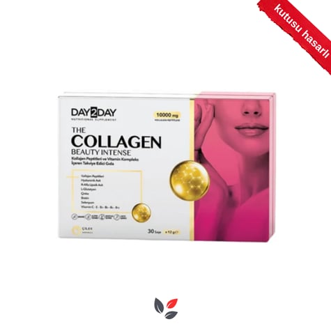Day2Day The Collagen Beauty Intense Çilek 12 gr 30 Saşe - KUTUSU HASARLI