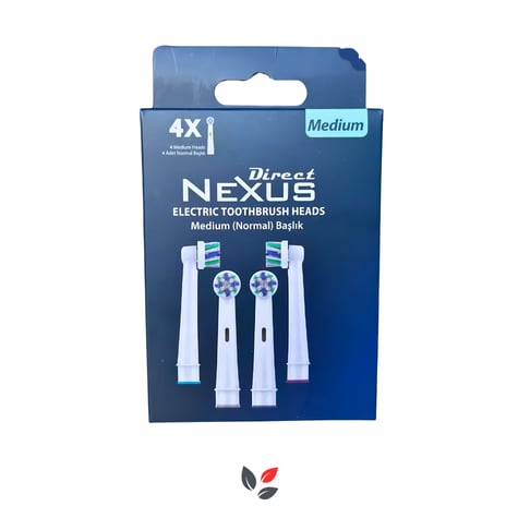 Direct Nexus Elektrikli Diş Fırçası Yedek Başlık 4'lü Medium