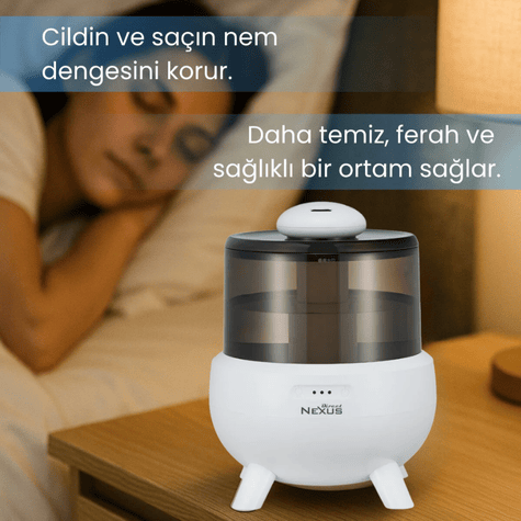 Direct Nexus Hava Nemlendirme / Aromaterapi Cihazı - Beyaz