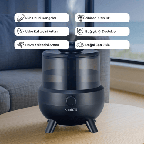 Direct Nexus Hava Nemlendirme / Aromaterapi Cihazı - Siyah