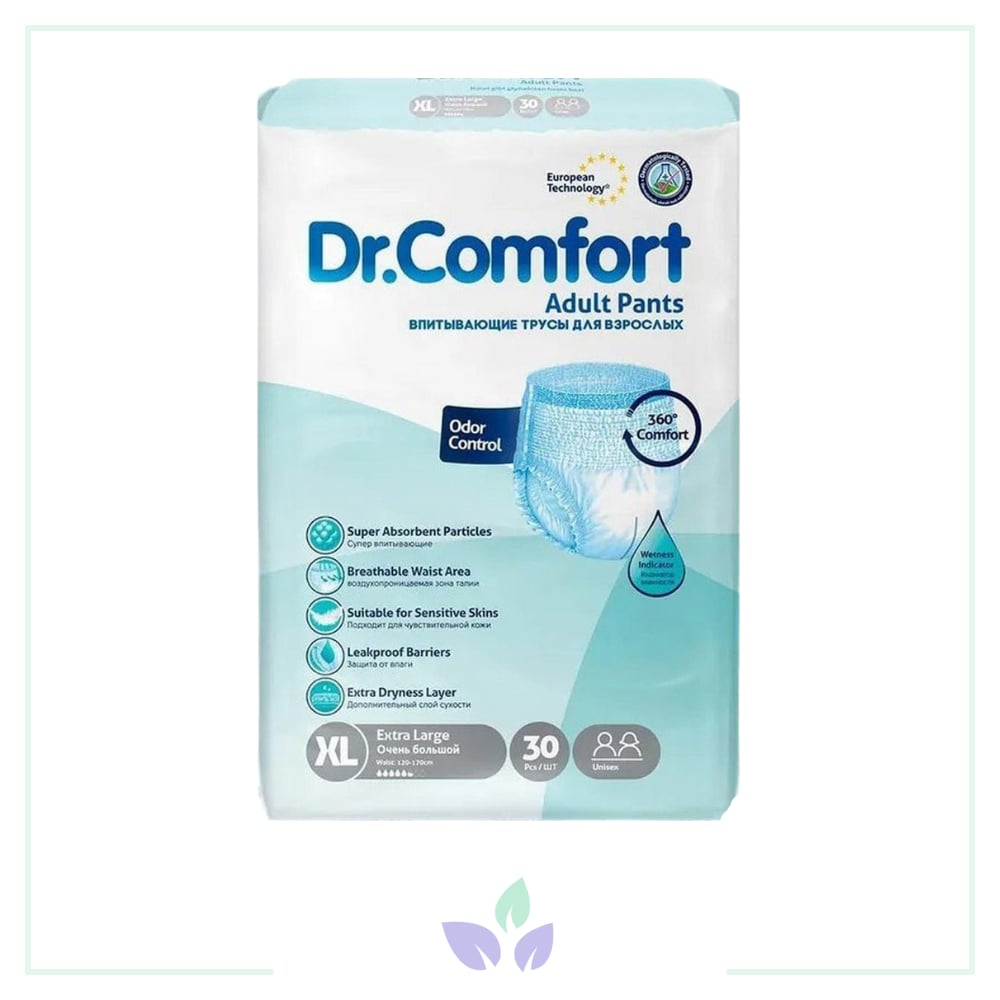 Dr.Comfort Yetişkin Emici Külot Extra Large 30'lu
