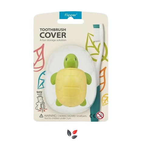 Flipper Diş Firçası Kabı - Kaplumbağa