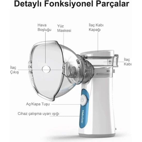 Freely Un300 Taşınabilir Mesh Nebulizatör