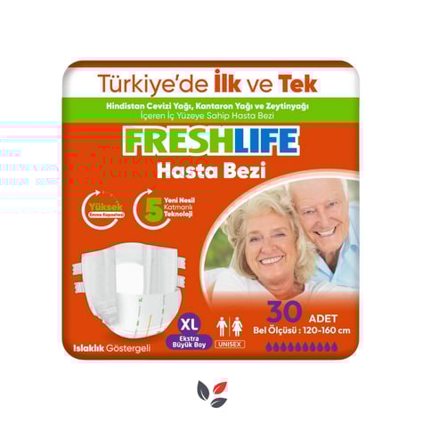 Freshlife Hasta Bezi Belbantlı XLarge 30'lu
