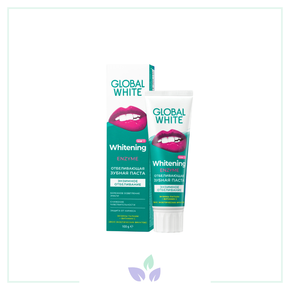 Global White Whitening Toothpaste Enzyme 100 gr