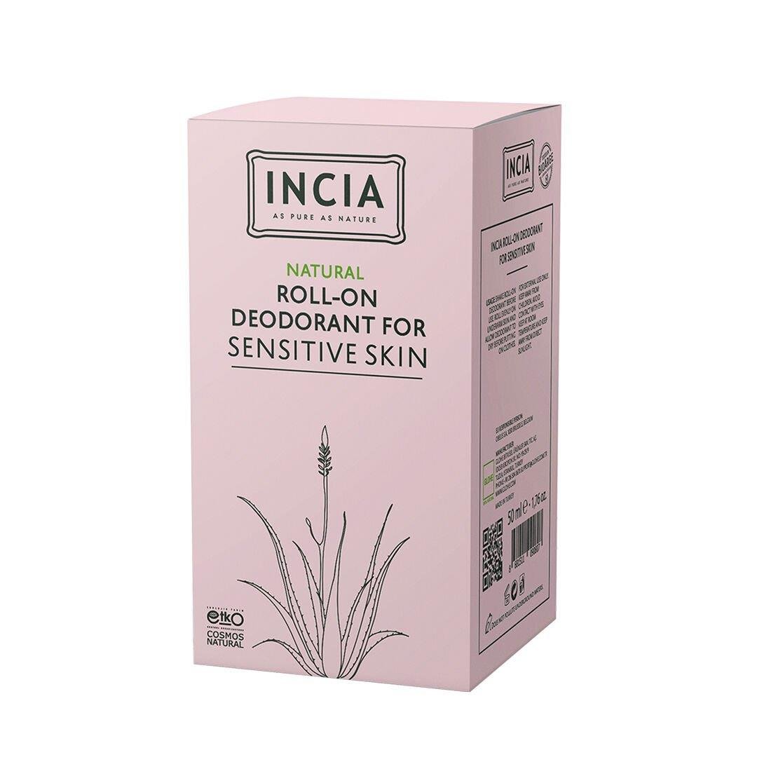 INCIA Hassas Ciltler İçin Doğal Roll-On Deodorant 50 ml