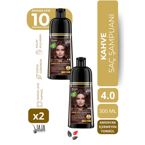 Jaja 4.0 Kahve Şampuan 300 ml - 2 Adet