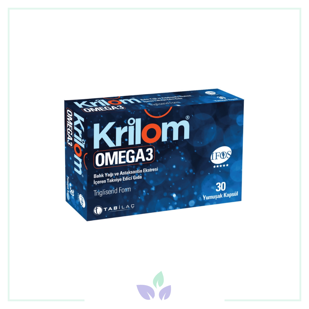 Krilom Omega 3 Yumuşak Kapsül 30 Kapsül