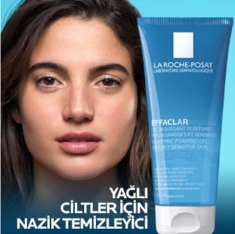 LA ROCHE POSAY EFFACLAR GEL 200 ML - YAGLI VE HASSAS CILTLER ICIN TEMIZLEYICI JEL