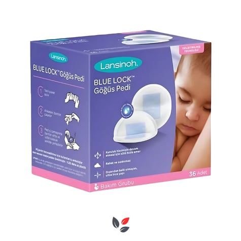 Lansinoh Blue Lock Göğüs Pedi 36 Adet