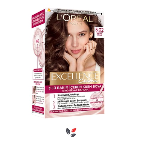 Loreal Excellence Crème 5.02 Bronze Kahve Saç Boyası 6'lı Paket