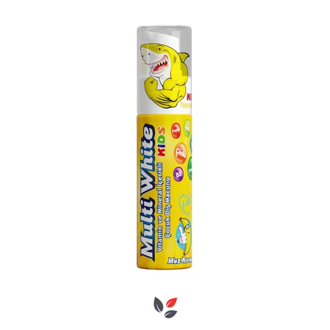 Multi White Diş Macunu Çocuklar İçin Muz Aromalı 50 ML