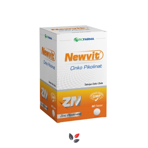 Newvit Çinko Picolinate İçeren Gıda Takviyesi 60 Tablet