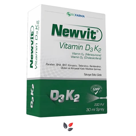 Newvit Vitamin D3 K2 Sprey 30 ml
