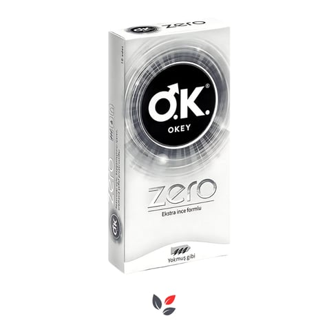 Okey Prezervatif Zero Ekstra İnce Formlu 10'lu