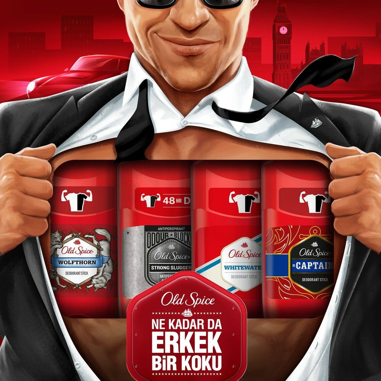 OLD SPICE CAPTAIN ERKEK DEODORANT STICK 50 ML